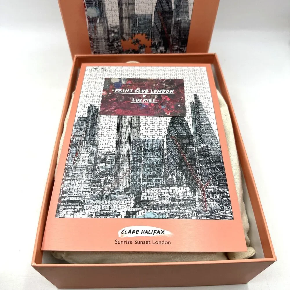 Print Club London x Luckies Puzzle Artist Edition Clare Halifax 500 Piece NEW